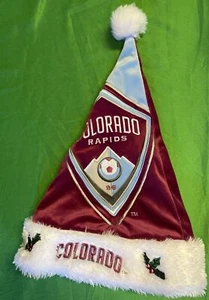 MLS Colorado Rapids FOCO Christmas Santa Hat OSFM - Picture 1 of 4