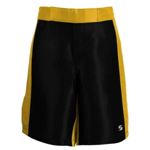 Soffe Boys Training Short - 1010B BLACK/GOLD SIZE L - Picture 1 of 2