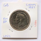 Uk Gb Crown (5 Shillings) 1951 Festival Of Britain Unc  (3411497/l234)