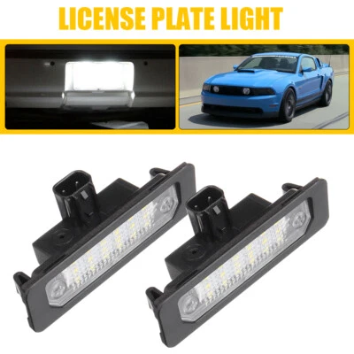 LED License Light Fit Plate 08-11 Ford Focus 2008-2012 Ford Fusion 08-19 Taurus - Image 1 of 4