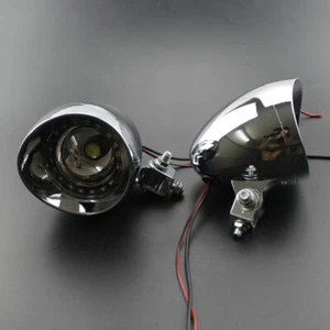 Faro antiniebla LED de paso de bala para motocicleta Honda Yamaha - Imagen 1 de 12