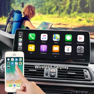 Android13 12.3in Screen Display Car Multimedia GPS Navigation BMW 5 F10 F11 CIC - Picture 1 of 8
