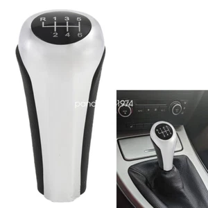 Car Manual 6 Speed Shift Knob Interior Gear Shift Stick Head Level for BMW - Picture 1 of 7