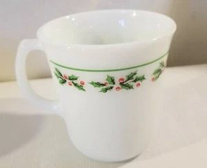 Vintage Corning/Corelle Weihnachten Holly Days Becher 31/2"H Kaffeetasse Corningware - Bild 1 von 3