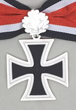 GERMAN ARMY KNIGHTS CROSS OF THE IRON CROSS with oakleaves 1957 issue & RIBBON