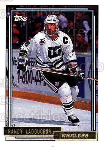 1992-93 Topps Gold #344 Randy Ladouceur - Image 1 of 1