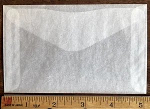 100+ count - Glassine Envelopes #4 1/2 - ACID FREE - 3 1/8" x 5 1/16" - NEW - Picture 1 of 2