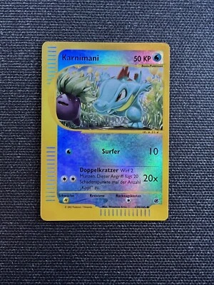 Pokemon Karte - Karnimani Reverse Holo - 134/165 - ExpeditionDeutsch - Excellent - Bild 1 von 4