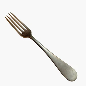 Carson Crockery Dinner Fork Solid Nickel Silver Vintage - Picture 1 of 6