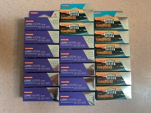 Lomography Lomochrome Purple & Turquoise 19 Rolls 120 Film Photography Lot - Picture 1 of 2