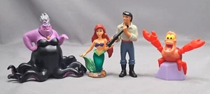 La Sirenita Ariel Juego Figura Decoración de Pasteles PVC Ursala Eric Sebastian - Imagen 1 de 8