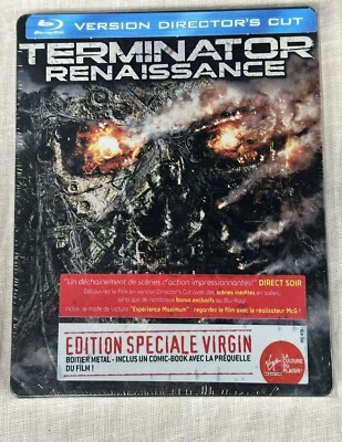 Terminator Renaissance Blu-ray Steelbook Virgin Exclusive - Brand New Sealed - Image 1 of 3