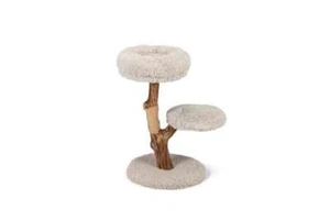 Katzen Kratzbaum Zora Echtholz 50 x 50 x 72 cm Katzenbaum Bezug waschbar - Bild 1 von 1