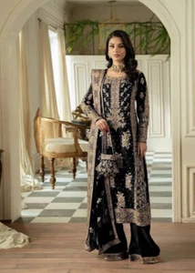 Vestido paquistaní Salwar Kameez listo para usar trajes indio boda fiesta Bollywood - Imagen 1 de 7