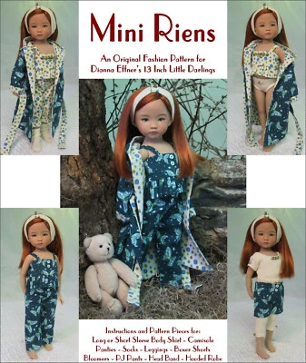 "Mini Riens" Fashion Pattern for 13" Little Darlings - Image 1 of 4
