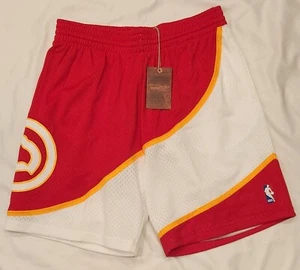 Mitchell & Ness Authentic Atlanta Hawks 1986 Mens Large Shorts NEW - Picture 1 of 4
