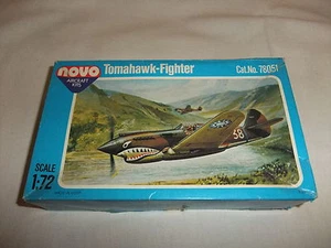 Flugzeug Modell Bausatz 1:72 NOVO Tomahawk-Fighter Curtiss P-40 2. Weltkrieg USA - Picture 1 of 2