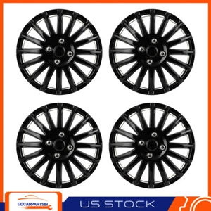 16" Set of 4 Wheel Covers Hubcaps Full Rim Snap On Hub Caps Fits R16 Tire & Rim - Picture 1 of 9
