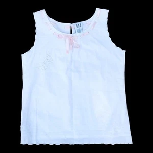 Little Girls Sz Small US 6 / 7 NWT Gap Eyelet Lined Blouse Romantic Summer Top - Picture 1 of 4