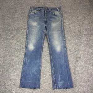 Pantalones de mezclilla acampanados vintage Levis 517 para hombre 36x33 corte bota lengüeta naranja años 90 desteñidos EE. UU. - Imagen 1 de 21