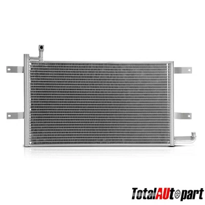 Condensador de aire acondicionado con soporte para Volkswagen Passat 1995-1997 1,9 L 2,0 L 2,8 L aluminio Foto 1 de 4