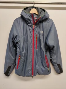 THE NORTH FACE SUMMIT SERIES COAT SIZE SMALL GREY HOODED PRIMALOFT MENS JACKET - Picture 1 of 11