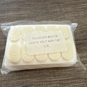 Medline C-5 Corn Pads - C-5 PAD, 1/8", WEISS, FILZ, 100/PACK - 05119 - Bild 1 von 2