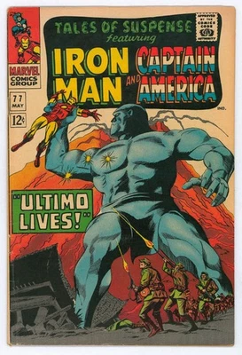 Tales of Suspense #77 Fine+6.5 Marvel 1st Peggy Carter 1st Full Ultimo 1966 Foto 1 de 2