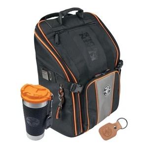 Klein Tools 3 Piece Tradesman Pro Backpack Kit with Tumbler and Keychain - Picture 1 of 12