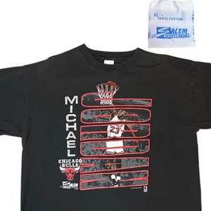 Vintage 90s Chicago Bulls Michael Jordan 1990 T-Shirt Salem Mens Size XL - Picture 1 of 9