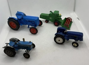 Vintage 1970s Diecast Tractors Dinky Corgi Crescent Matchbox Retro Rare Toys - Bild 1 von 10