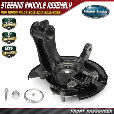 Conjunto de nudillo de dirección de hierro fundido para pasajero delantero para Honda Pilot 2016-2022 Foto 1 de 4