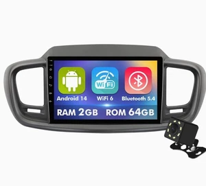 9 Inch IPS Touchscreen Android 14 Car Stereo for Kia Sorento 3 2015-2020 with Wi - Picture 1 of 16