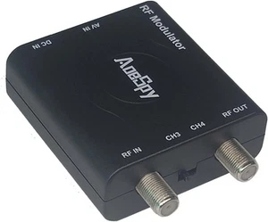 RCA RF Coaxial Modulator VHF Converter CVBS Adapter w/Antenna in/Out & Channel S - Picture 1 of 8