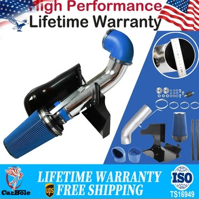 Heat Shield Air Intake +Filter Kit For 1999-2007 Chevy Silverado GMC Sierra 1500 - Image 1 of 4