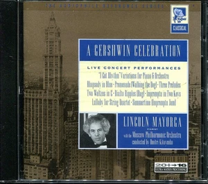 24 KARAT ECHTGOLD-CD LINCOLN MAYORCA A GERSHWIN CELEBRATION SHEFFIELD LAB 1994 - Picture 1 of 3