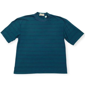 Vintage Prides Landing Striped T shirt Large 90s Single Stitch Boxy Made In USA - Picture 1 of 8