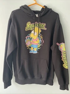 The Simpsons - Bart Simpson Squishee Hoodie - Size Med Excellent Used Condition - Picture 1 of 9