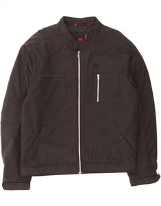 KAPPA Mens Bomber Jacket UK 44 2XL Black Cotton BK30 - Picture 1 of 4