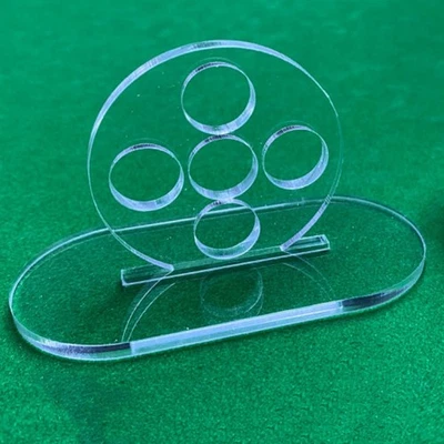 Acryl Pool Queue Trainer Verbessern Sie Ihre Billard Fähigkeiten mit präziser - Bild 1 von 4