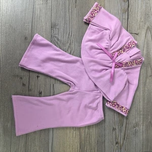 American Girl Doll Julie Pink Tunic Pajamas Butterfly Trim Top Pants 2 Pc 4101 - Picture 1 of 3