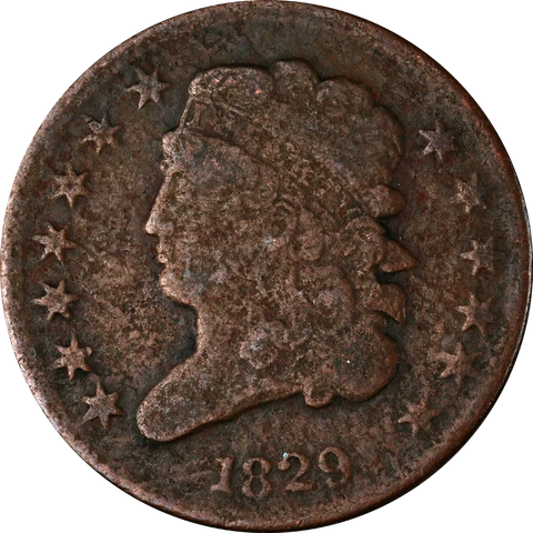1829 Half Cent Great Deals From The Executive Coin Company Cover