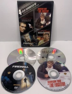 4 Film Favourites Harrison Ford Collection (DVD, 2013, OOP, The Fugitive) Cad - Bild 1 von 10