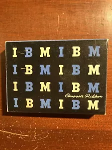IBM Composer Farbband Reprographic Ribbon Typewriter NOS in Box Vintage #1136242 - Bild 1 von 3