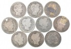 Lot 10 90% Silver Barber Liberty Head Dime 1892-1916 Starter Set Collection *536