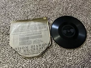 Edison Diamond Disc Phonograph Record #50452 US Army Bugle Calls 1 & 2 - Picture 1 of 16