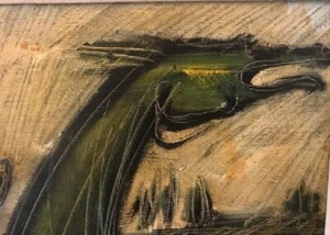 MOSHE KATZ Vintage Original Signed Painting Horsemen. - Picture 1 of 4