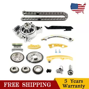 Timing Chain Kit & Water Pump For Chevrolet Cobalt 2005-2010 Malibu 04-08 2.2L - Foto 1 di 12