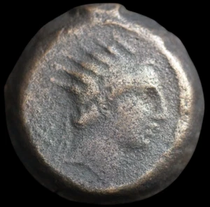 Rara moneta greca antica re seleucidi Antioco IV EPIFANE (175-164 a.C.) #1583 - Foto 1 di 4