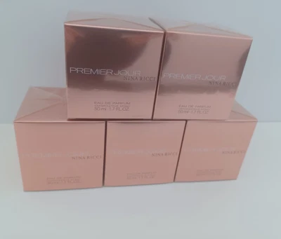 Nina Ricci Nina Premier Jour Eau De Parfum 5 BOTELLAS X 50ml Spray DISCONTINUE - Immagine 1 di 2